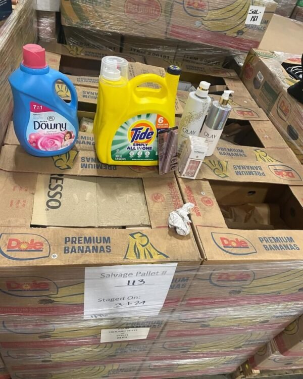 Wholesale Laundry Detergent Pallet – 50–200+ Units | $600